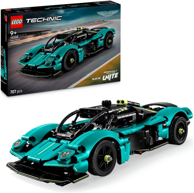 LEGO® Aston Martin Valkyrie (42208), LEGO Technic Konstruktionsspielsteine, (707 St), Made in Europe
