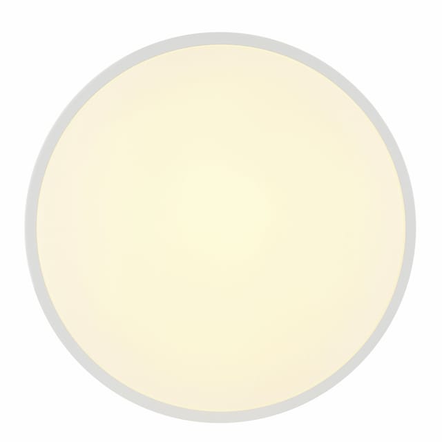 Brilliant LED Deckenleuchte Slimline, CCT - über Fernbedienung, Dimmfunktion, Nachtlichtfunktion, Timerfunktion, LED fest integriert, warmweiß - kaltweiß, Ø 39 cm, 10,1 W, 2230 lm, CCT 3000-6500 K, dimmbar, weiß