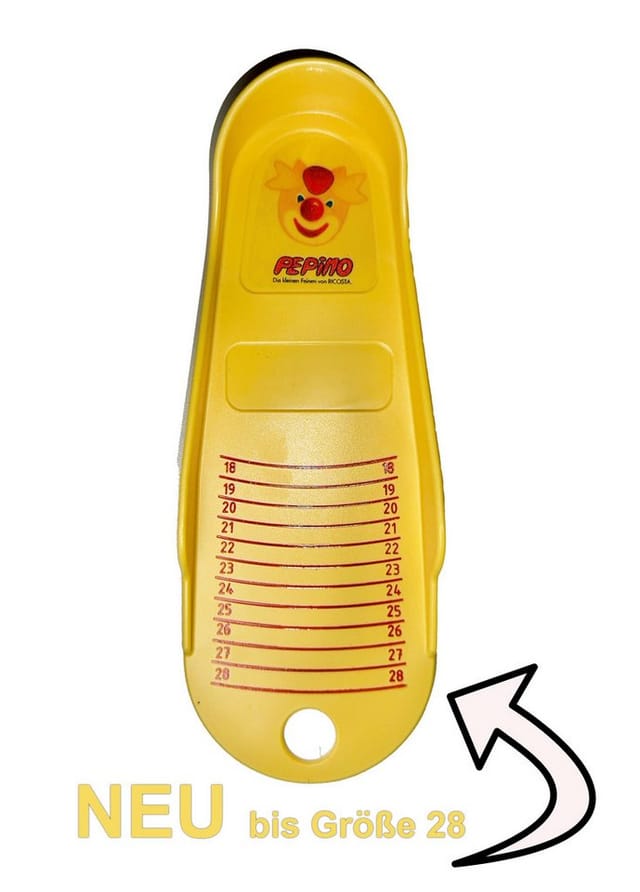 PEPINO by RICOSTA Fußmessgerät, Fußmessschale bis Größe 28, Größenschablone zum Download