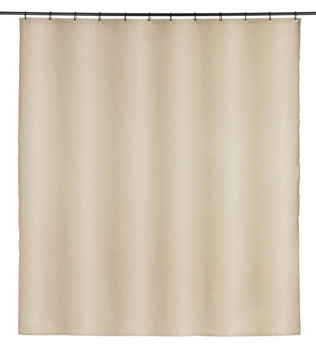 SCHÖNER WOHNEN-Kollektion Duschvorhang »Mayour« Breite 180 cm (Set, 17-tlg), aus recyceltem Polyester, wasserabweisend, mit 16 Duschvorhangringen