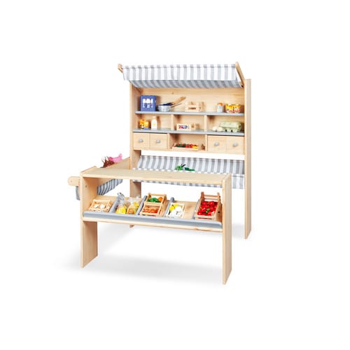 Pinolino® Kaufladen Marktstand Lucy, grau