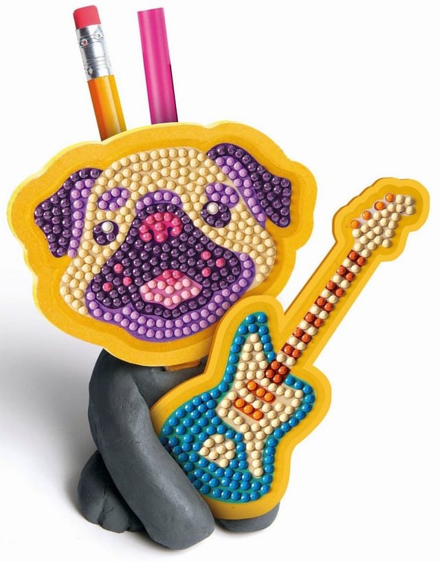 Clementoni® Kreativset idea! Funkelnde 3D-Sticker, Made in Europe