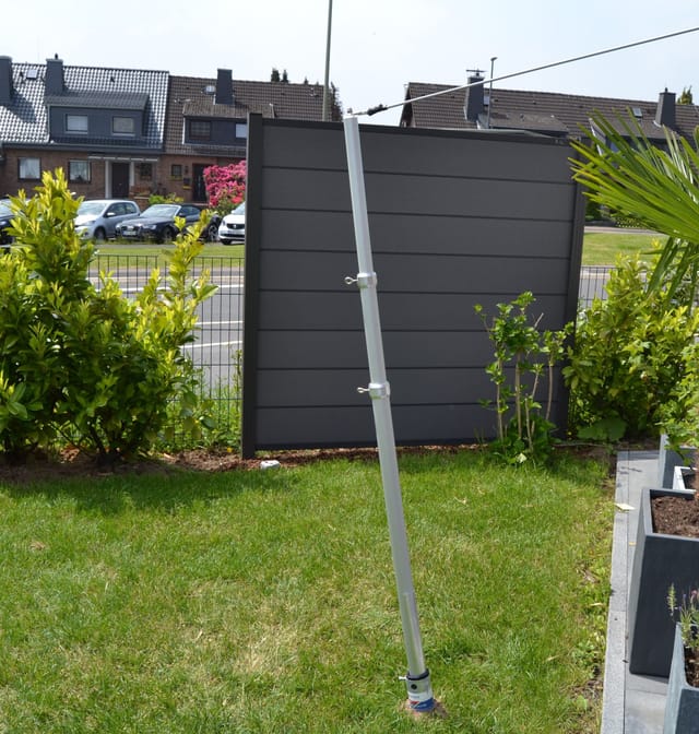 Floracord Sonnensegelmast, 280 cm Höhe, für Sonnensegel bis 20 m²
