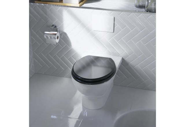 Schütte WC-Sitz SPIRIT, mit Absenkautomatik und MDF-Holzkern
