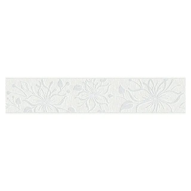 A.S. Création Bordüre Only Borders 11, strukturiert, floral, geblümt, natürlich, Tapete Bordüre Blumen Borte Wohnzimmer Schlafzimmer Küche Flur Design