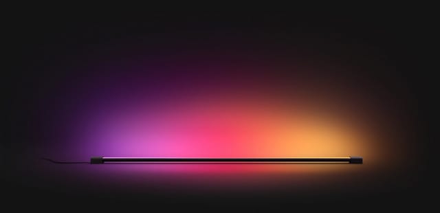 Philips Hue LED Lichtleiste Play Gradient Light Tube 125cm, Abschaltautomatik, Bluetooth, CCT - über Fernbedienung, Dimmfunktion, Farbsteuerung, Farbwechsel, Leuchtdauer einstellbar, Memoryfunktion, Nachtlichtfunktion, RGB, Smart Home, Timerfunktion, dimmbar über Fernbedienung, erweiterbar, mehrere Helligkeitsstufen, LED fest integriert, RGB