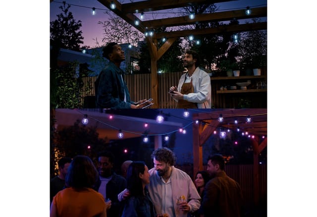 Philips Hue Lichterkette Festavia Globe Outdoor Lightstrip 21m