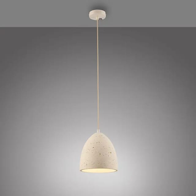 SCHÖNER WOHNEN-Kollektion LED Pendelleuchte TRAVENTA, ohne Leuchtmittel, SCHÖNER WOHNEN Kollektion, Travertinoptik, Downlight