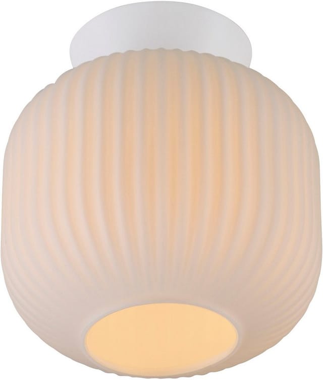 SCHÖNER WOHNEN-Kollektion LED Deckenleuchte NAMI, ohne Leuchtmittel, SCHÖNER WOHNEN Kollektion, geriffeltes Glas