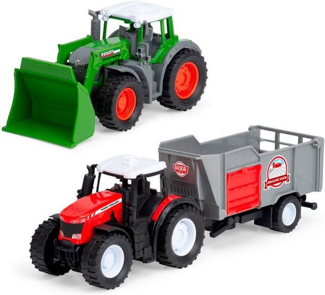 Dickie Toys Spielzeug-Traktor Farm Set, (Set, 3-tlg)