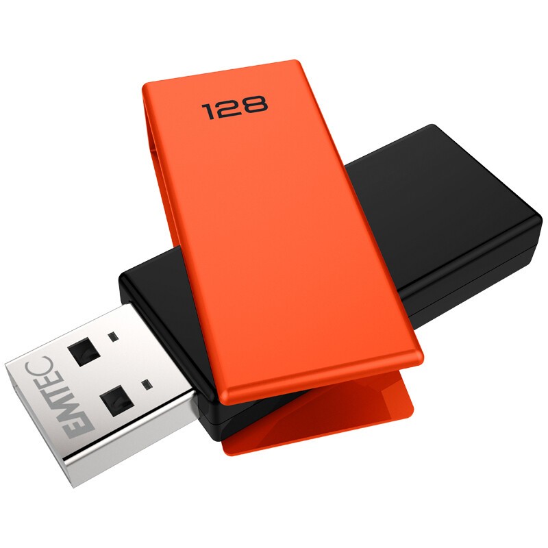 Usb Flashdrive 128gb Emtec C350 Brick