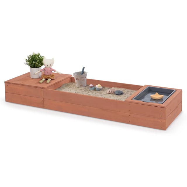 MUDDY BUDDY® Sandkasten Space Saver, mit Matschwanne und Staufach