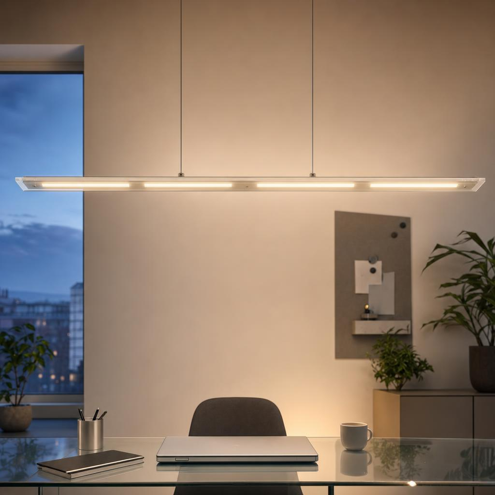 Led Pendelleuchte Memoryfunktion Höhenverstellbar Cct Touch Dimmbar H 150 Cm