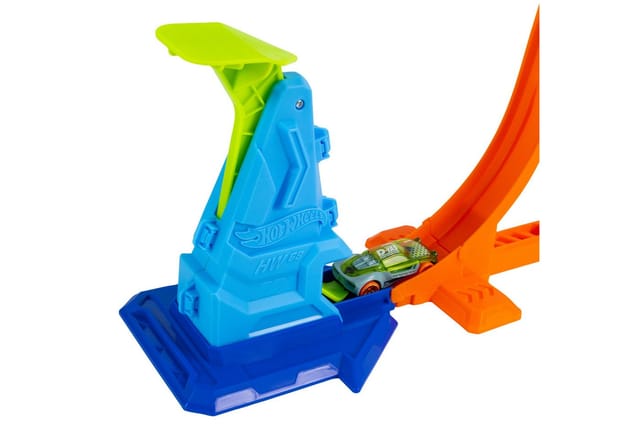 Hot Wheels Autorennbahn Hot Wheels Stunt Tracks Power Launch Champion