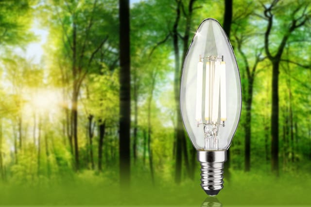 Paulmann LED-Leuchtmittel Eco-Line Kerze 840lm 4W 4000K klar 230V, E14, 1 St., Neutralweiß
