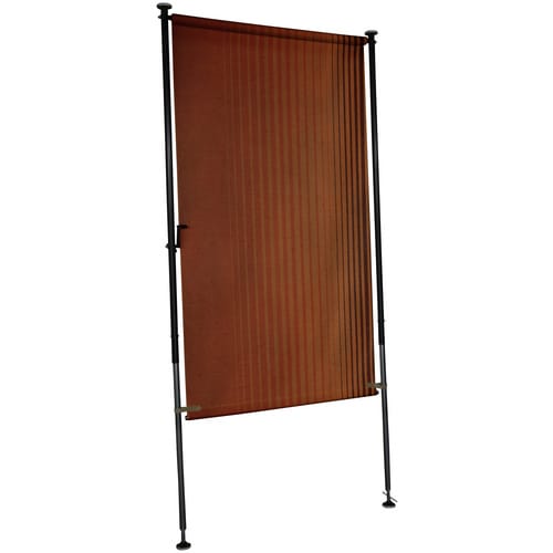 Angerer Freizeitmöbel Klemm-Senkrechtmarkise Nr. 100 orange/braun, BxH: 150x225 cm