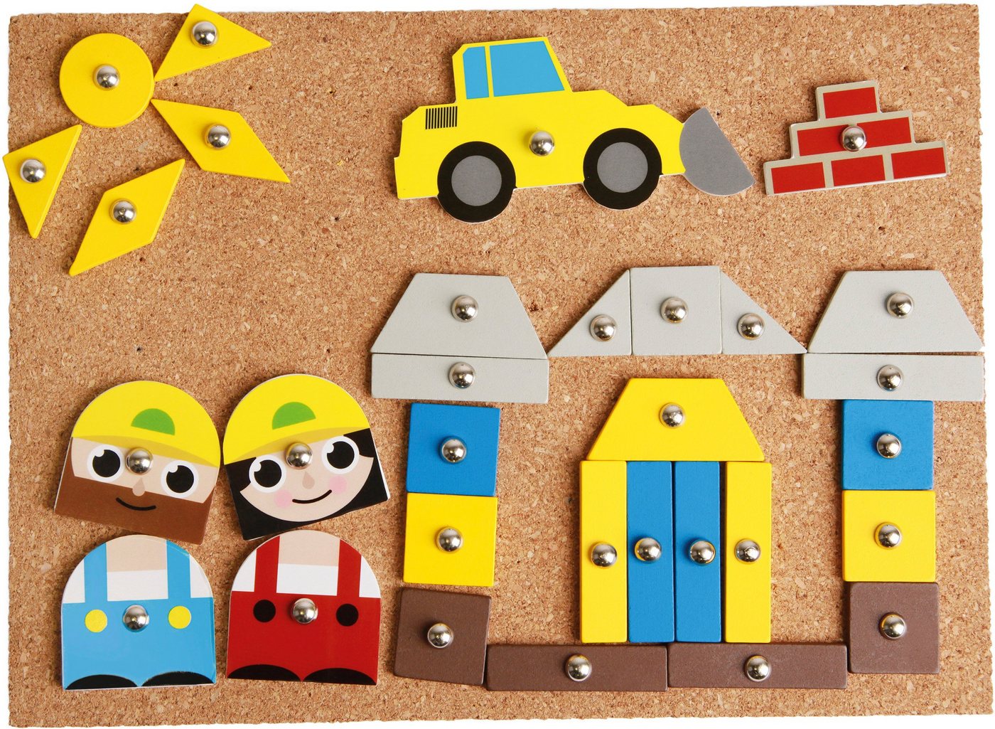 Lena® Spiel Hammerspiel Baustelle, Kinderspiel