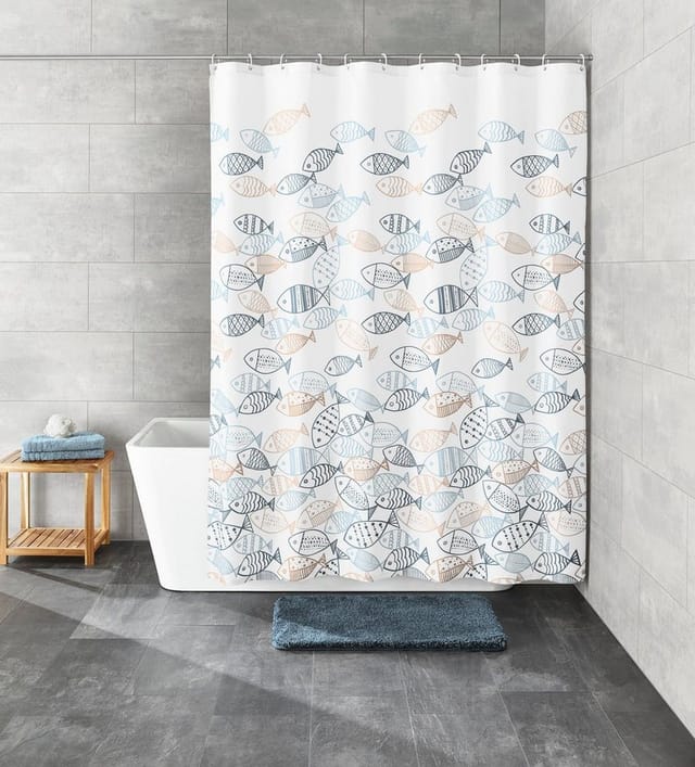 Kleine Wolke Duschvorhang Sardinas Breite 180 cm