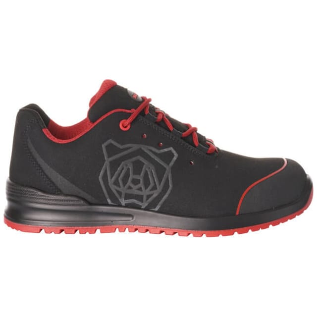 Sicherheitshalbschuh F0210-702 43 Schwarz/rot - Mascot