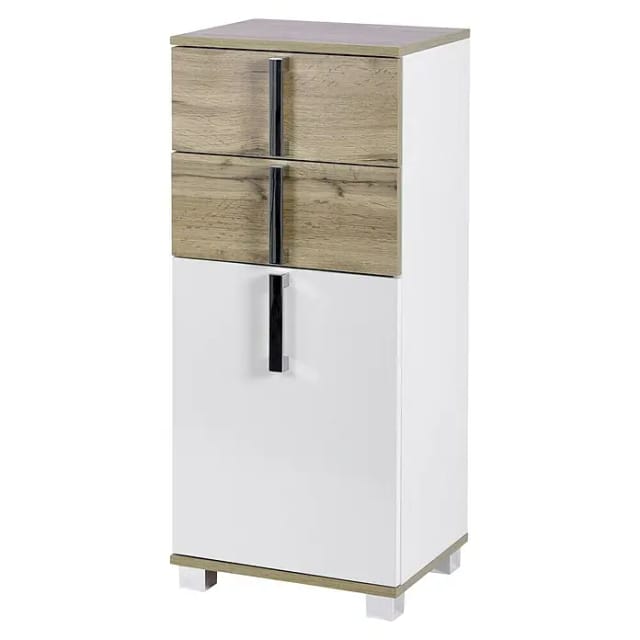 Schildmeyer Unterschrank Kampen made in Germany Breite 40 cm, mit Metallgriffen, Tür mit Soft-Close-Funktion