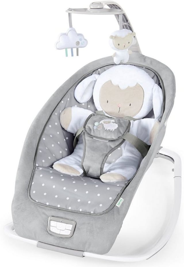 ingenuity Babywippe Cuddle Lamb, mit Vibration und Melodien