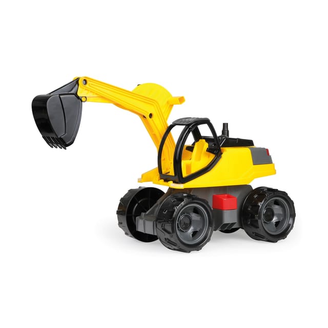 Lena® Spielzeug-Bagger GIGA TRUCKS Pro, schwarz/gelb, Made in Europe