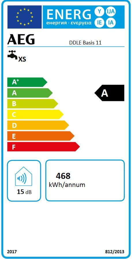 AEG Haustechnik Komfort-Durchlauferhitzer DDLE Basis, elektronisch, min. 35 °C, 11 kW, stufenlose Temperaturwahl durch 4 Anwendungssymbole