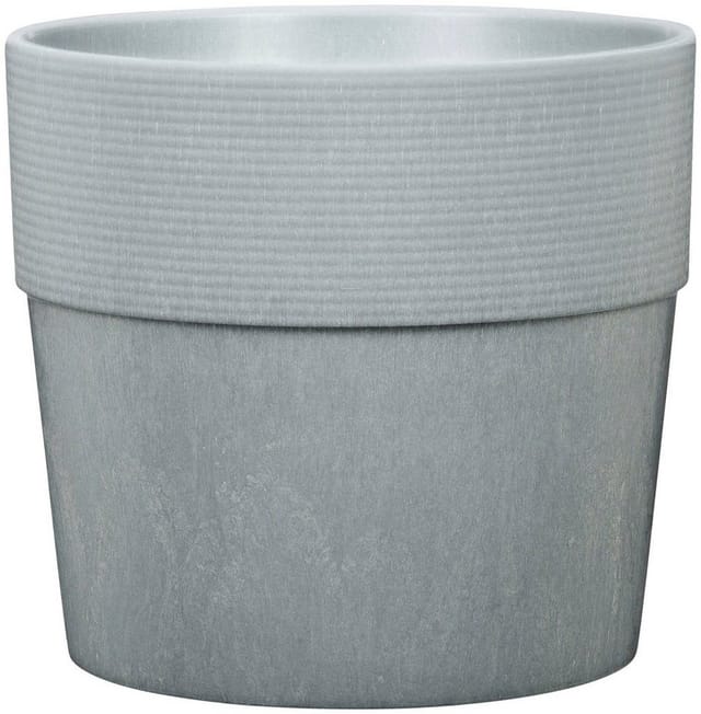 Scheurich Blumentopf CONCRETE 40/266 GROOVE+, frostfest, UV-beständig, recyclingfähig