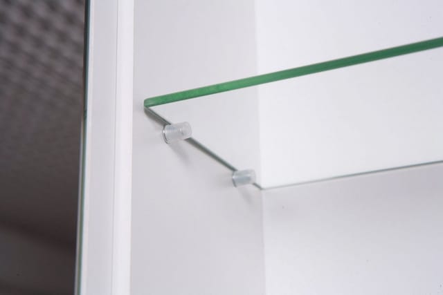 Schildmeyer Spiegelschrank Verona Breite 100 cm, 3-türig, 3 LED-Einbaustrahler, Schalter-/Steckdosenbox