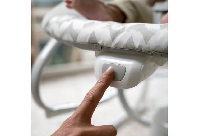 ingenuity Babywippe SimpleComfort Compact Soothing Swing & Rocker - Raylan, mit Sound-Effekt