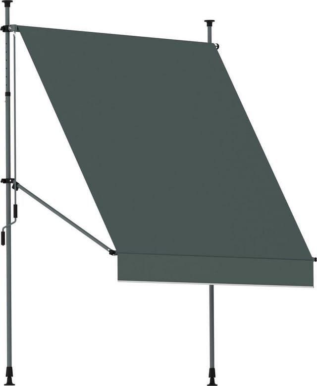 KONIFERA Klemmmarkise Dénia mit LED-Lichtstreifen Breite/Ausfall: 350/150 cm