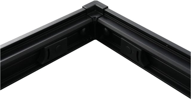 welltime Eckdusche New Summer Black, BxT: 80x80 cm, Einscheibensicherheitsglas, verbessertes Rollensystem, schwarzer Aluminiumrahmen