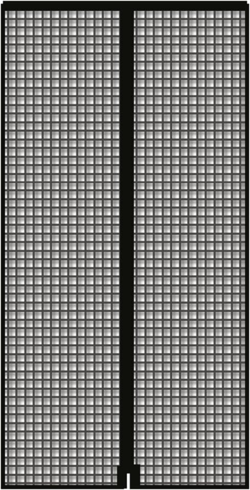 SCHELLENBERG Insektenschutz-Vorhang Magnetvorhang für Balkontür und Terrassentür, (Set, 1-St), Fliegengitter ohne bohren, 90 x 210 cm oder 120 x 240 cm, anthrazit