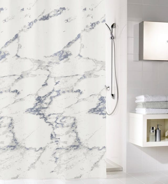 Kleine Wolke Duschvorhang Marble Breite 120 cm (1-tlg), mit Beschwerungsband