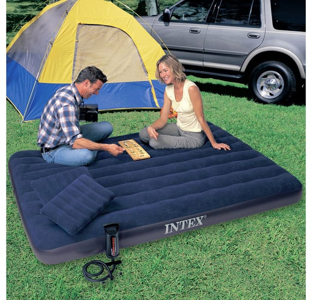 Intex Luftbett DURA-BEAM® Classic Downy Airbed-Set, (Set)