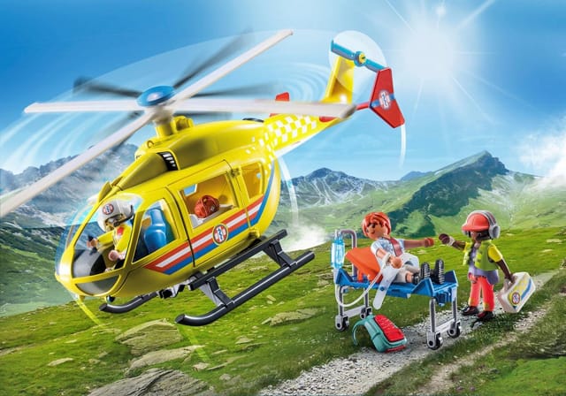 Playmobil® Rettungshelikopter (71203), My City Life Konstruktions-Spielset, Made in Europe