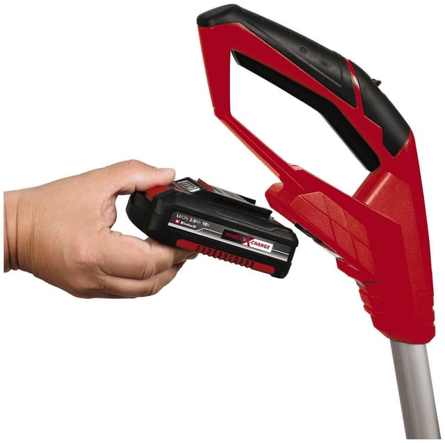 Einhell Akku-Rasentrimmer Power X-Change GE-CT 18 Li-Solo+Ersatzmesser, 24 cm Arbeitsbreite Messer, (21 St), ohne Akku, ohne Ladegerät
