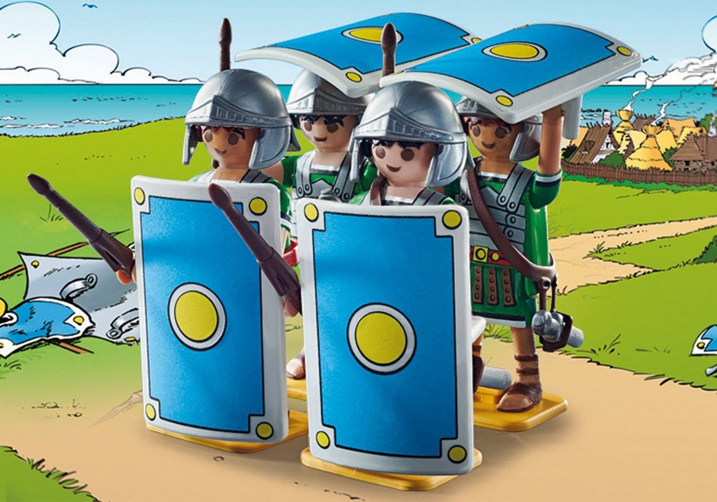 Playmobil® Römertrupp (70934), Asterix Konstruktions-Spielset, (27 St), Made in Germany
