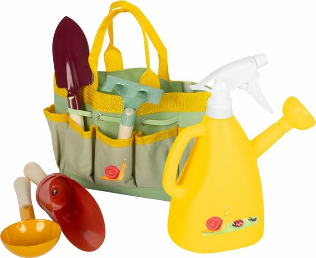 Small Foot Kinder-Gartenset Gartentasche + Werkzeug, Tiny Garden, (Set, 6-tlg)