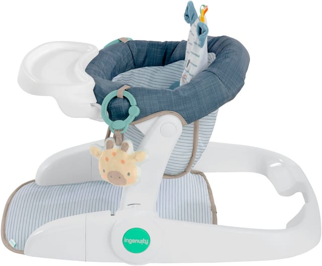ingenuity Tischsitz Prop Spot™ Learn-to-Sit™ - Casi™, inklusive 2 Spielzeugen und 3 bunten Anhängern