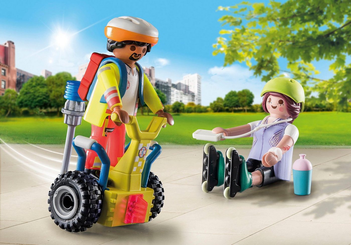 Playmobil® Starter Pack, Rettung mit Balance-Racer (71257), My City Life Konstruktions-Spielset, (34 St), Made in Europe Bild 5