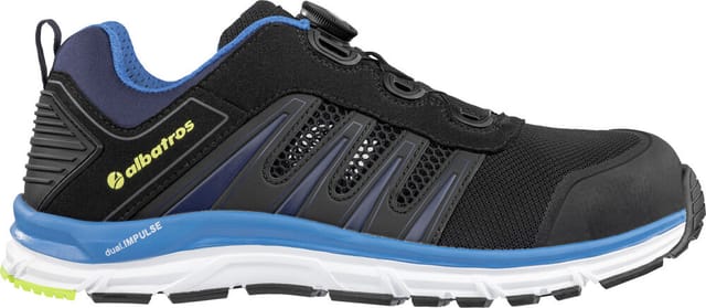 Albatros 647528 Breeze Impulse Ql Low S1p Esd Hro Sra Schwarz-blau, 43