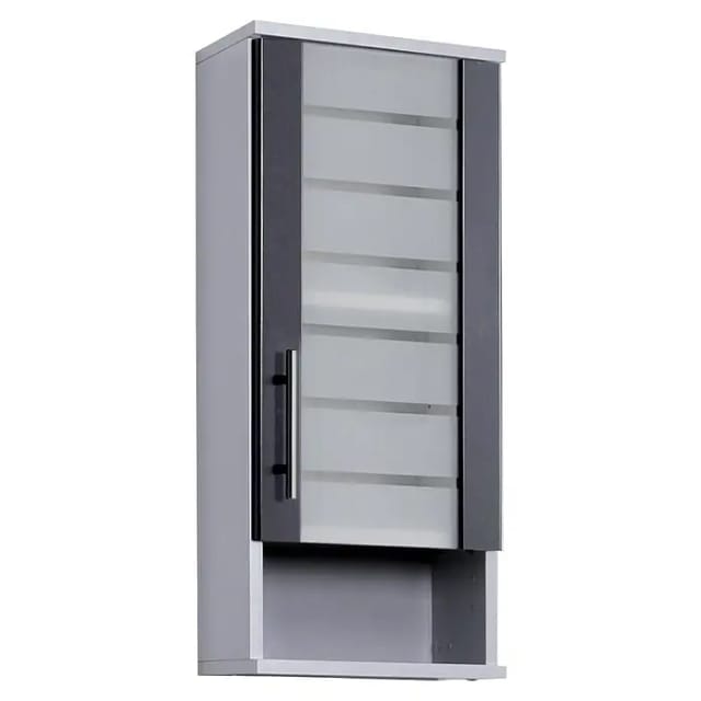 Schildmeyer Hängeschrank Nikosia Breite 30 cm, mit Glastür, hochwertige MDF-Fronten, Metallgriff