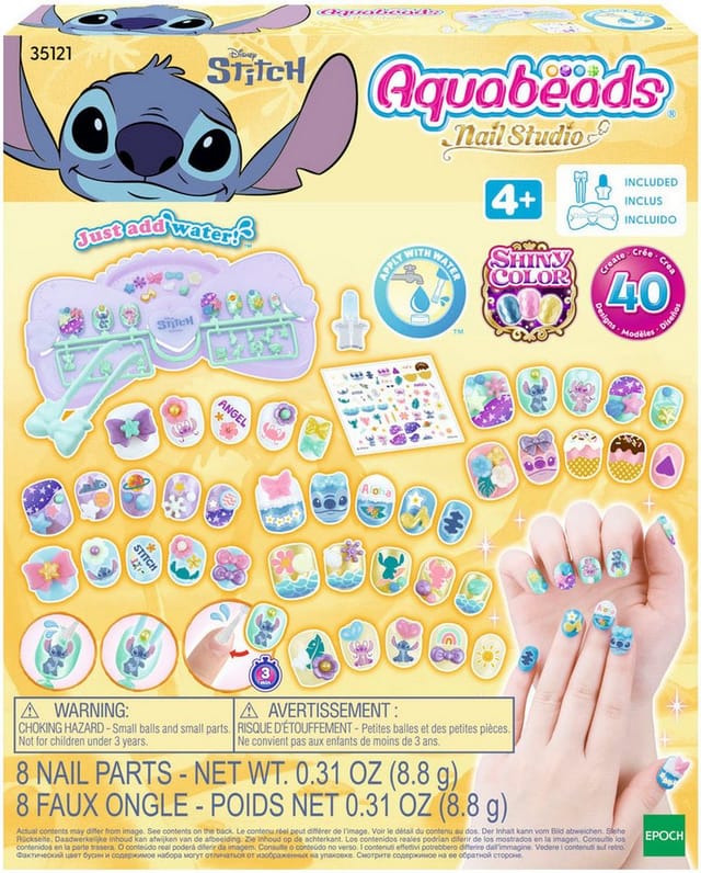 Aquabeads Kreativset Stitch, Nagelstudio