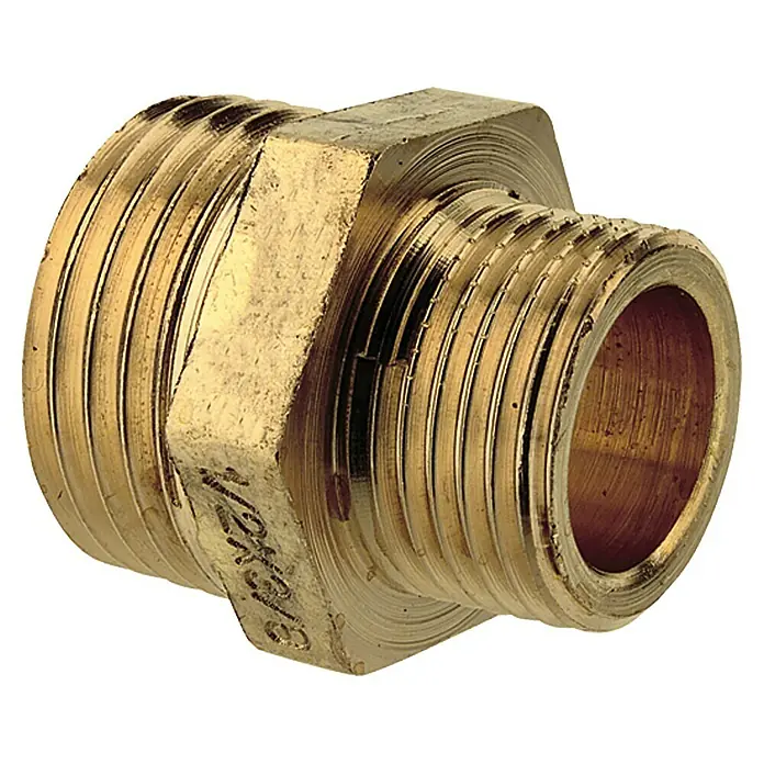 Reduzierstück (Messing, Aussengewinde: ½″ x ⅜″)