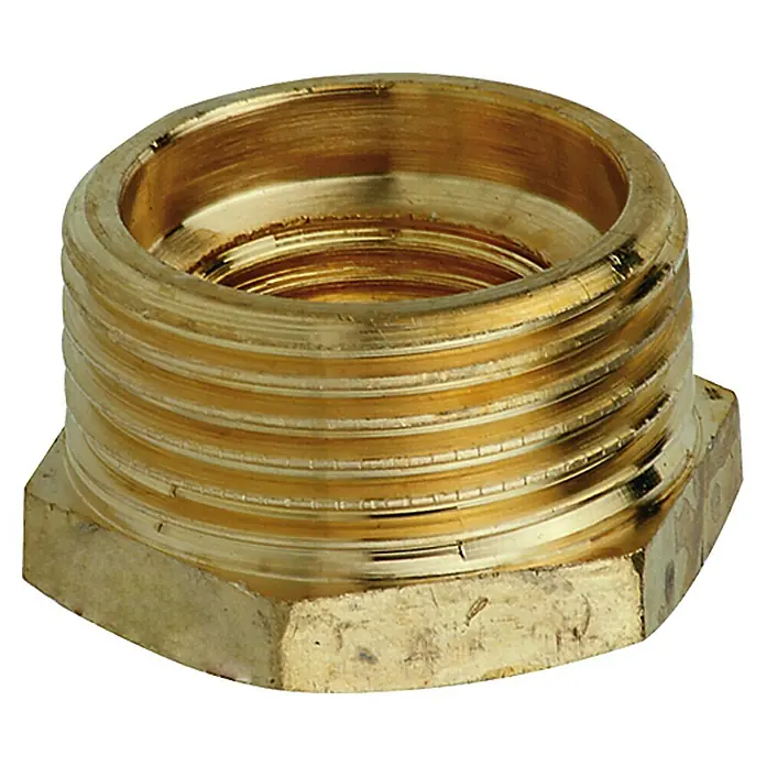 Reduzierstück (Messing, Aussengewinde: ½″)