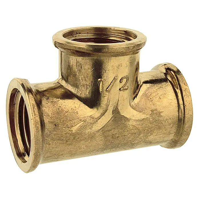 T-Stück (Messing, Mass_Innengewinde: ½″)