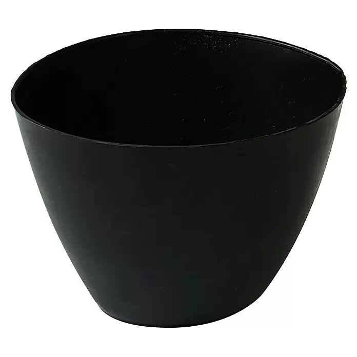 Heka Gipsbecher Standard (Rund, Schwarz)