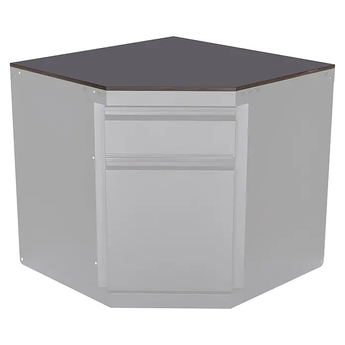 Kingstone Cube Arbeitsplatte (Sintered Stone, Passend für: Cube Outdoorküchen-Modul Ecke)