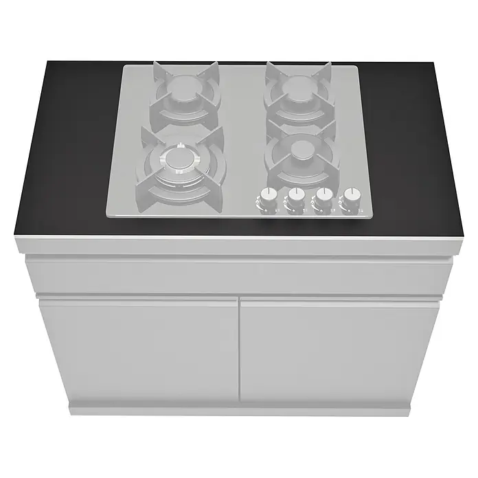 Kingstone Cube Arbeitsplatte (Sintered Stone, Passend für: Cube Outdoorküchen-Modul Gaskochfeld)